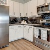 Well-lit kitchen with ample counter space