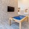 a pool table in a room